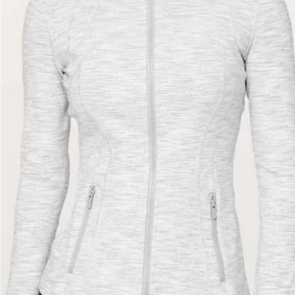Lululemon Athletica Gray Silver Hoodie Sweatshirt
